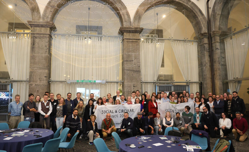 RREUSE Konferenz in Neapel, Gruppenbild Copyright: RREUSE