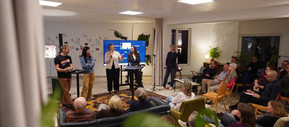 Diskussion beim Themenabend von Caritas Vorarlberg und Greenpeace. Foto: (c) Caritas Vorarlberg