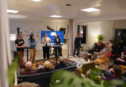 Diskussion beim Themenabend von Caritas Vorarlberg und Greenpeace. Foto: (c) Caritas Vorarlberg