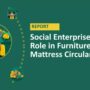 Bild zeigt Re-Use Austria Logo und den Social Enterprises' Role in Furniture and Mattress Circularity Report
