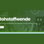 Bild zeigt den Startseitenbanner von ag-rohstoffe.at; grüner HIntergrund mit bergiger Landschaft, darauf der Schriftzug: #Rohstoffwende - Österreich muss umsteuern und Verantwortung übernehmen.